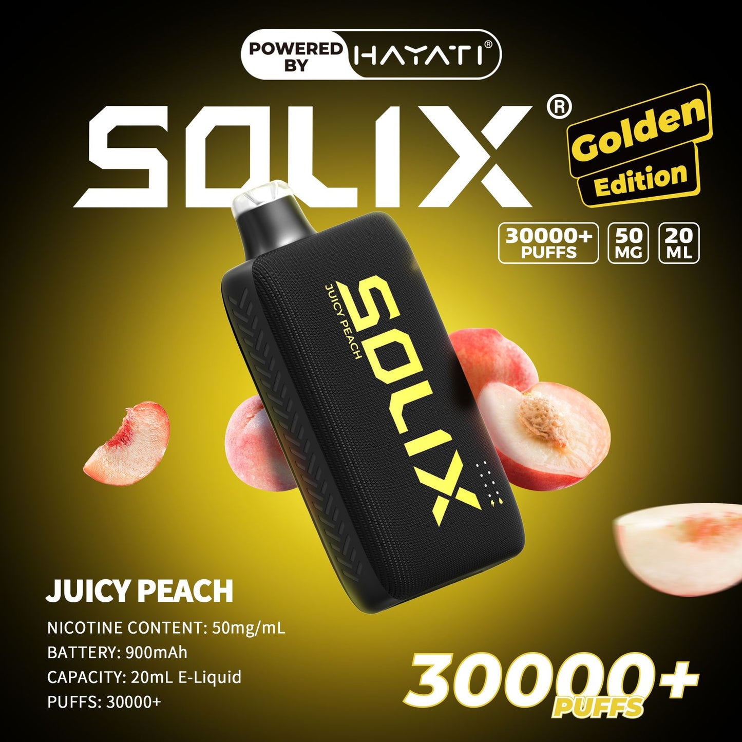 Hayati Solix 30000 Puffs Disposable Vape in Dubai.