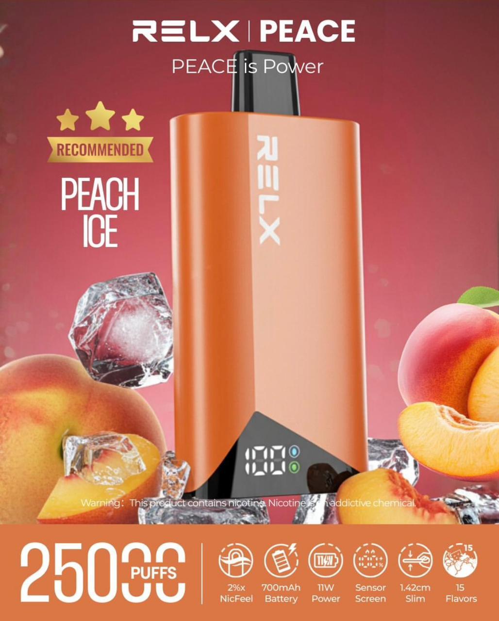 Relx Peace 25000 Puffs Disposable Vape in Dubai, UAE