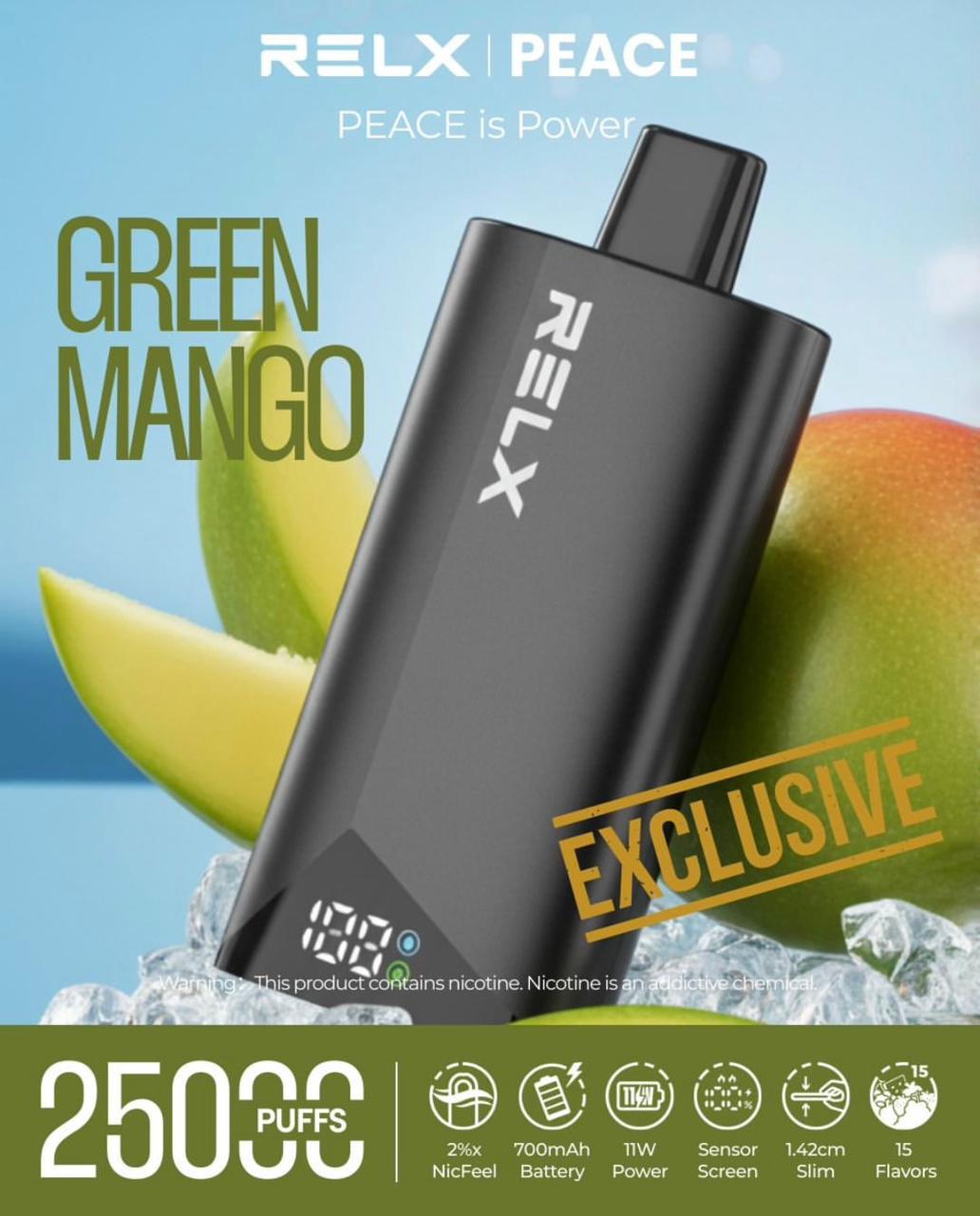 Relx Peace 25000 Puffs Disposable Vape in Dubai, UAE