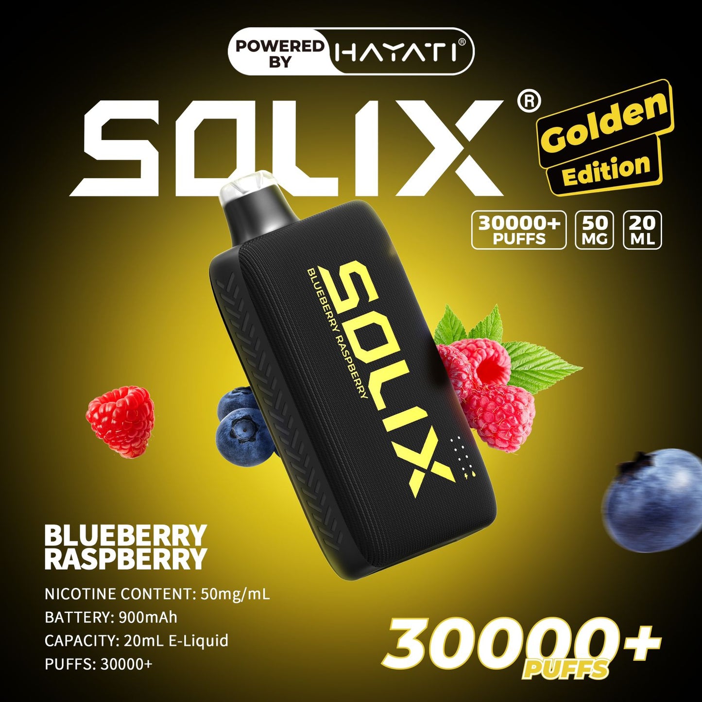 Hayati Solix 30000 Puffs Disposable Vape in Dubai.