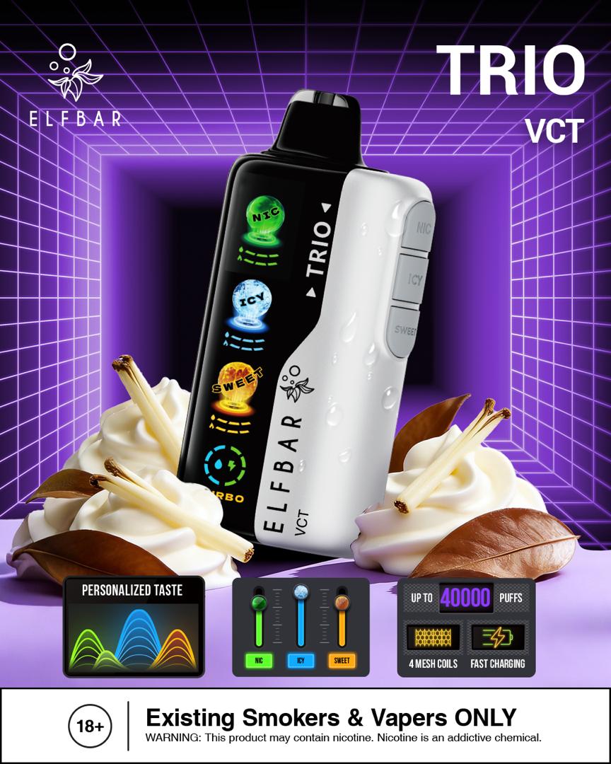 Elf Bar Trio 40000 Puffs Disposable Vape