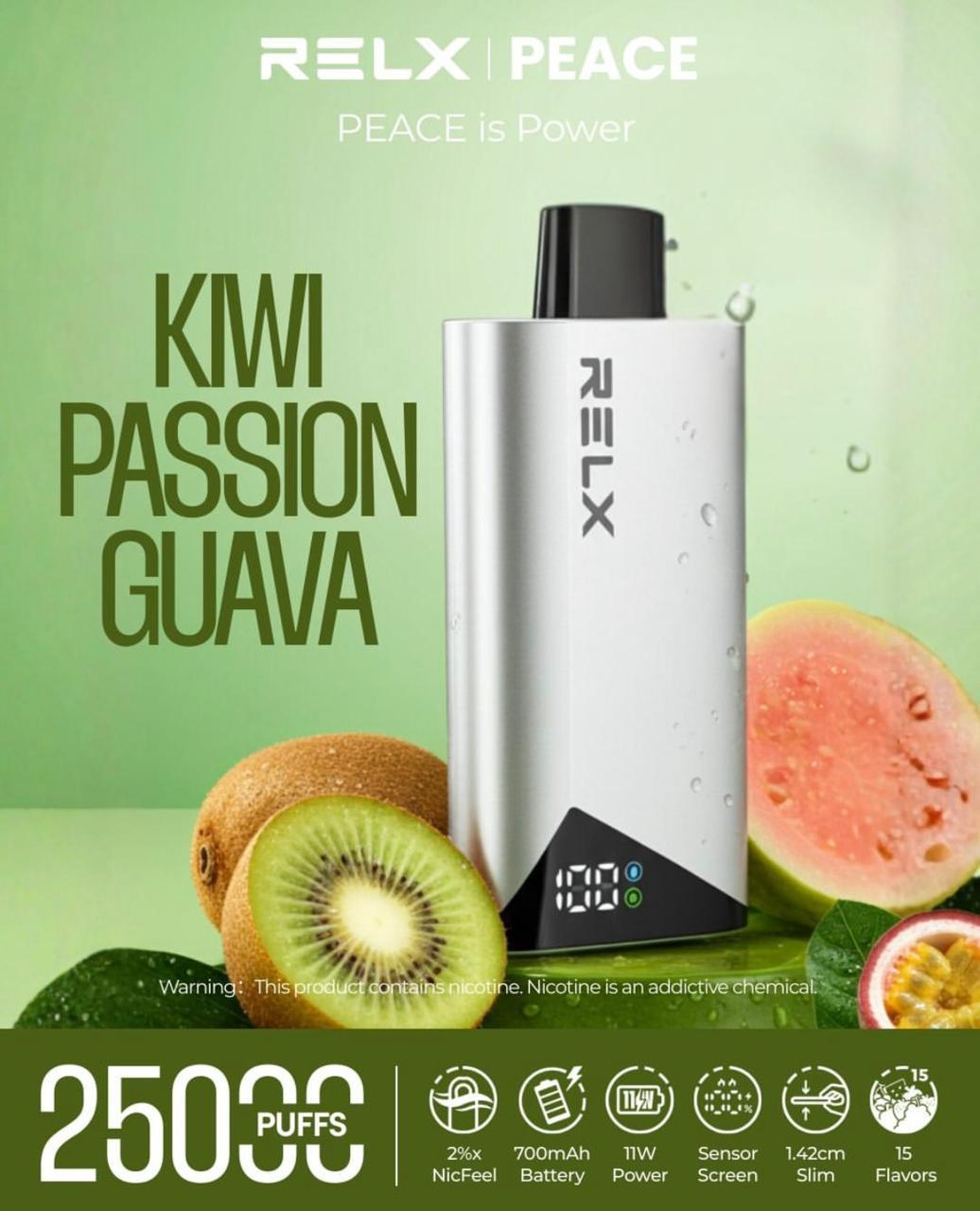Relx Peace 25000 Puffs Disposable Vape in Dubai, UAE