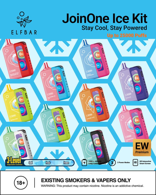 Elf Bar JoinOne Ice 25000 Puffs Disposable Vape in Dubai