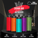 Al Fakher 8000 Puffs Crown Bar Disposable Vape Device in Dubai