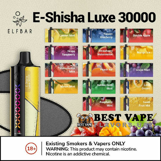 ELFBAR E-Shisha Luxe 30000 Puffs Disposable Vape In Dubai