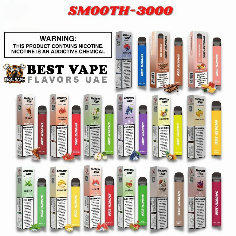 Smooth 3000 Puffs Disposable Vape