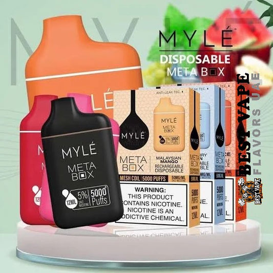 MYLÉ Meta Box 5000 Puffs Disposable Pod device in Dubai