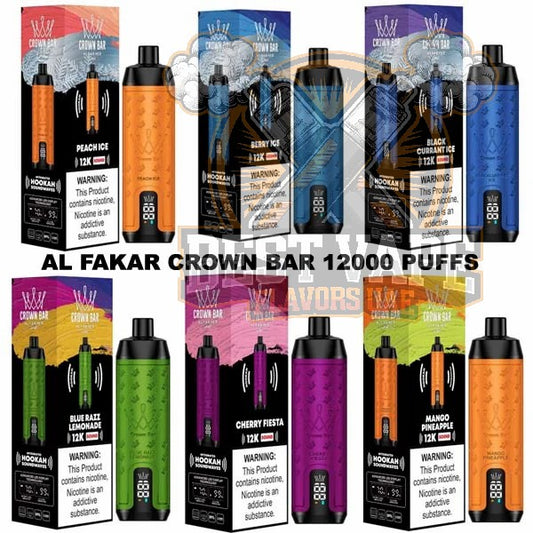 Al Fakher Crown Bar 12000 Puffs Disposable Vape in Dubai