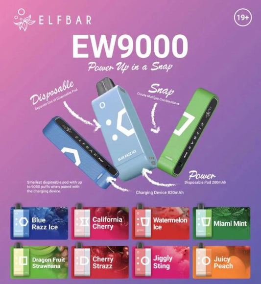 ELF BAR EW9000 Puffs Disposable Vape in UAE