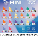 Tugboat Mini 2000 Puffs Disposable Vape in Dubai, UAE