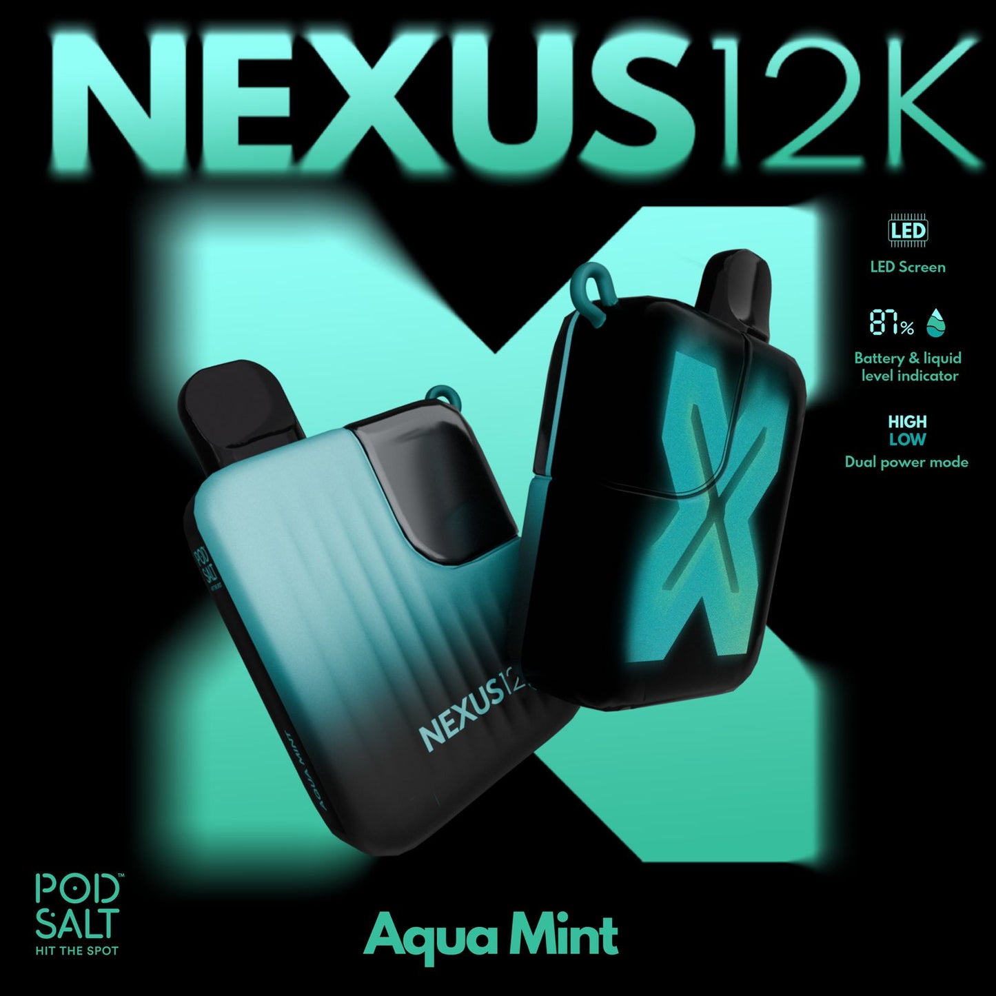 Pod Salt Nexus 12000 Puffs disposable vape in Dubai