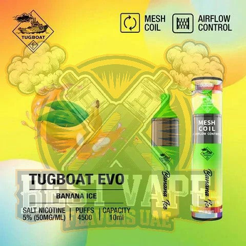 Tugboat EVO 4500 Puffs Disposable Vape in UAE