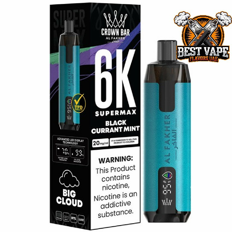 Al Fakher Supermax 6000 Puffs Disposable Vape In Dubai