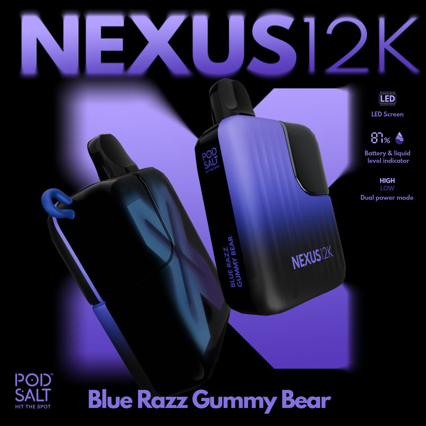 Pod Salt Nexus 12000 Puffs disposable vape in Dubai