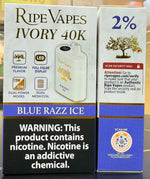 Ripe Vapes IVORY 40000 Puffs Premium Disposable Vape