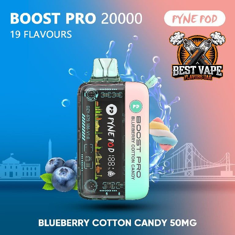 Pyne Pod Boost Pro 20000 Puffs Disposable Vape In Dubai