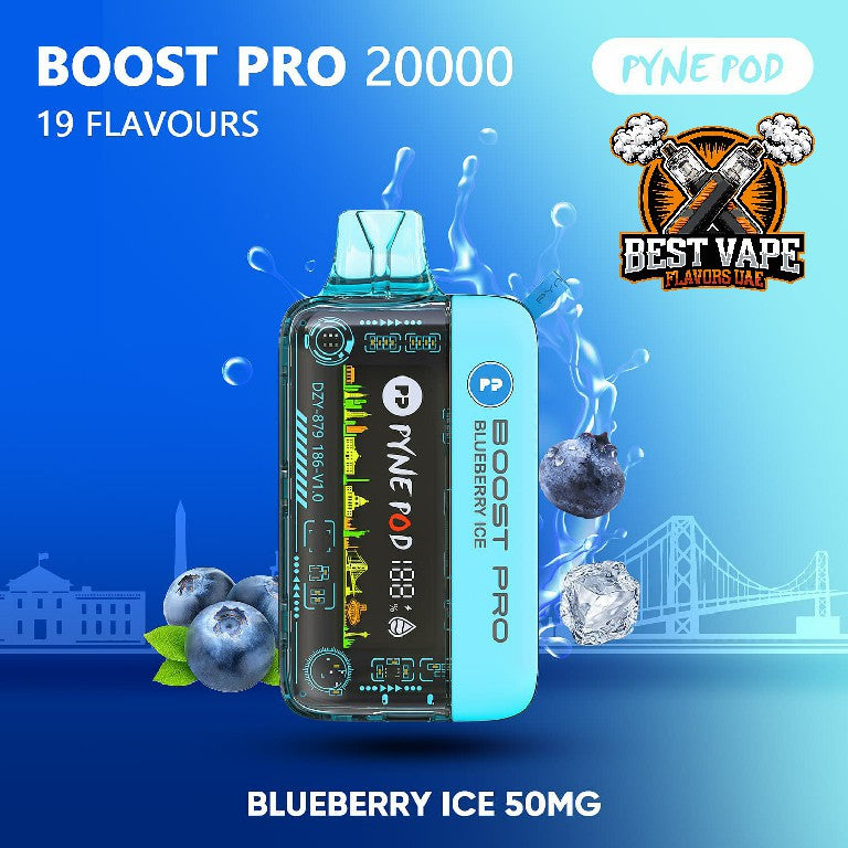 Pyne Pod Boost Pro 20000 Puffs Disposable Vape In Dubai