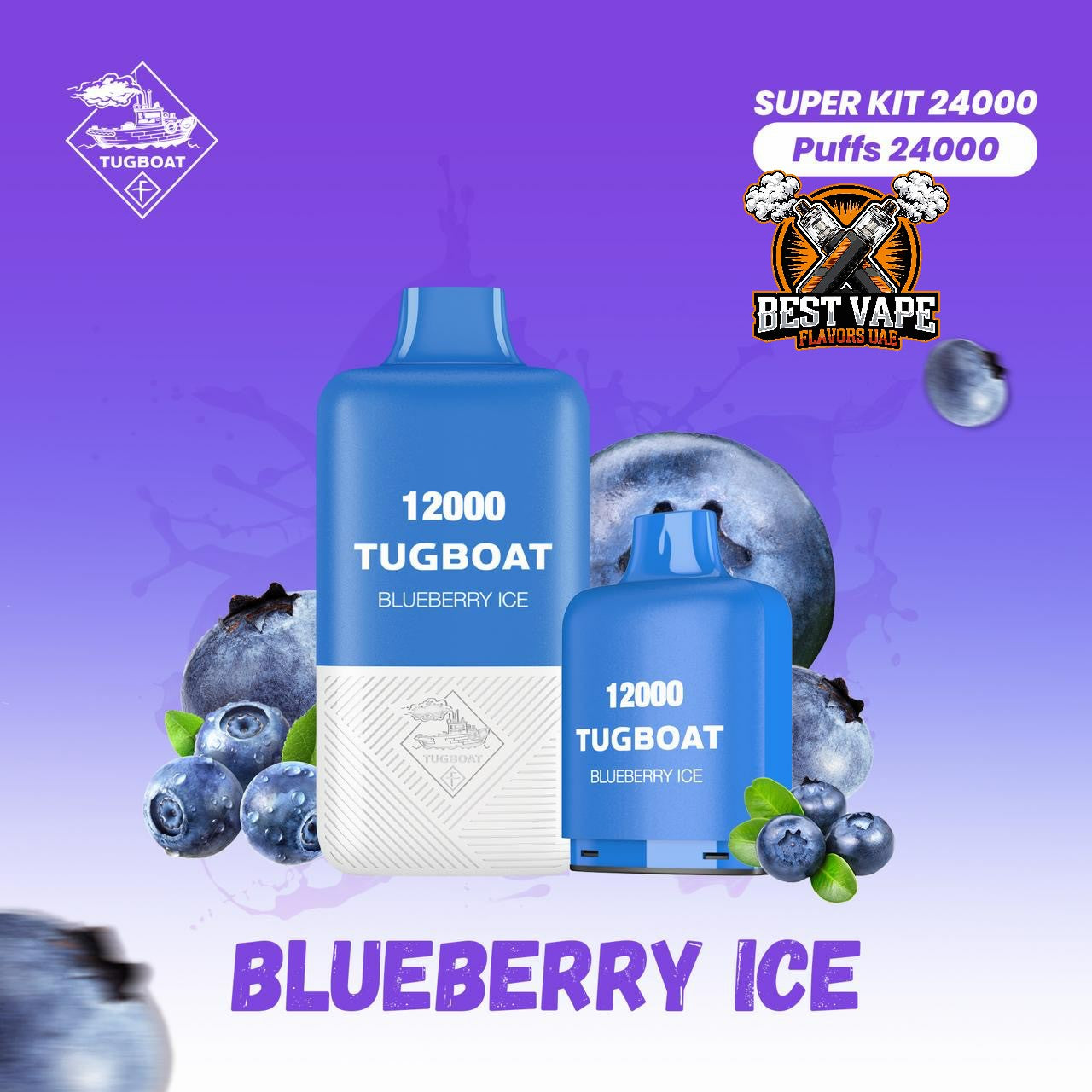 Tugboat Super Kit 24000 Puffs Disposable Vape in Dubai