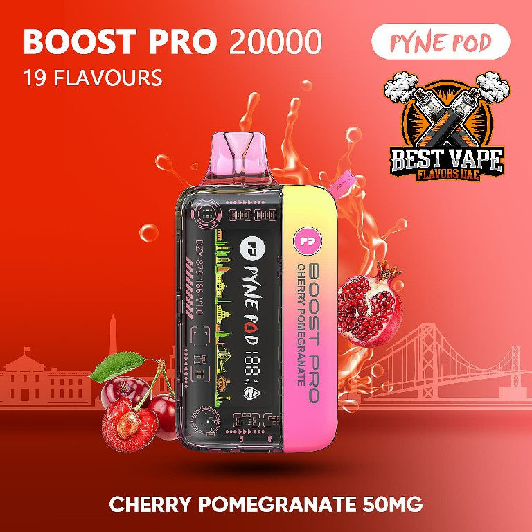 Pyne Pod Boost Pro 20000 Puffs Disposable Vape In Dubai