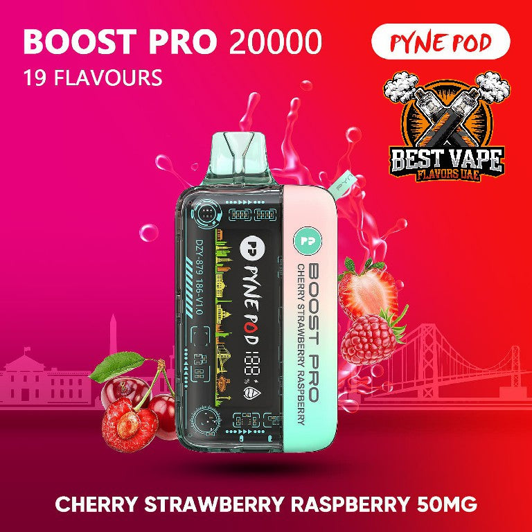 Pyne Pod Boost Pro 20000 Puffs Disposable Vape In Dubai