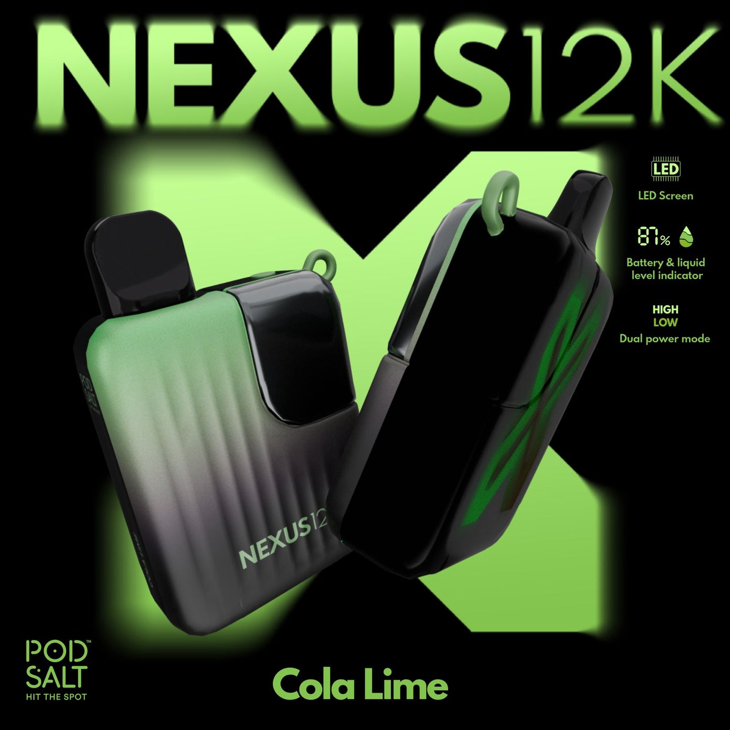 Pod Salt Nexus 12000 Puffs disposable vape in Dubai