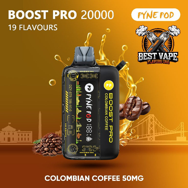 Pyne Pod Boost Pro 20000 Puffs Disposable Vape In Dubai