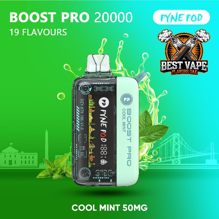 Pyne Pod Boost Pro 20000 Puffs Disposable Vape In Dubai