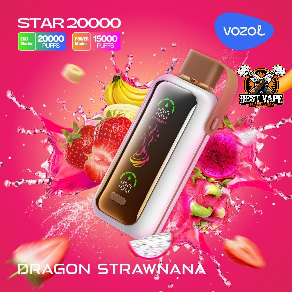 Vozol Star 20000 Puffs Dual Power Disposable Vape in UAE