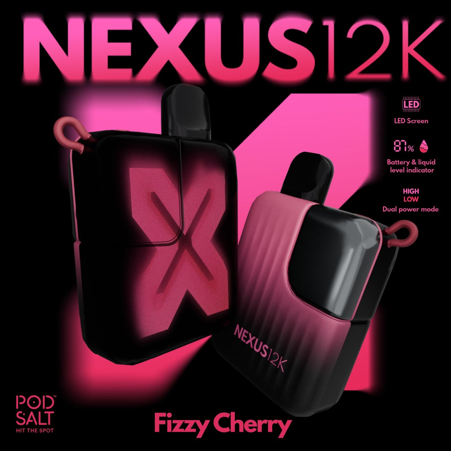 Pod Salt Nexus 12000 Puffs disposable vape in Dubai