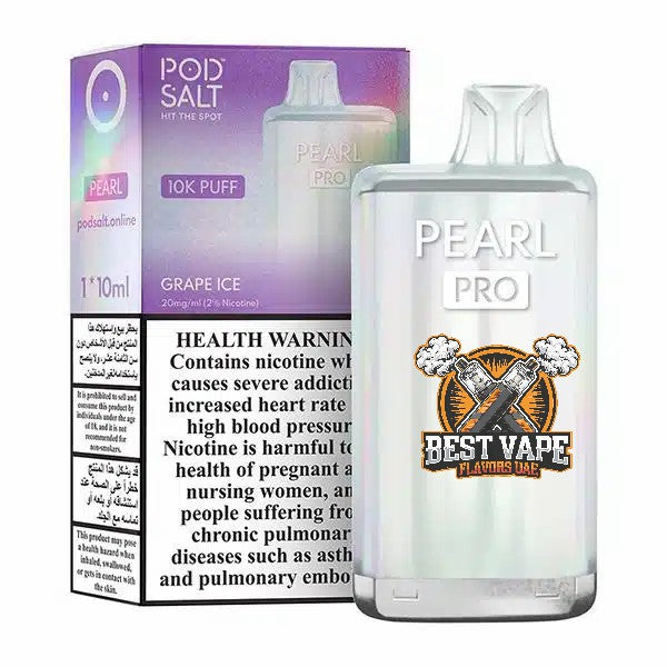 Pod Salt Pearl Pro 10000 Puffs Disposable Vape in UAE