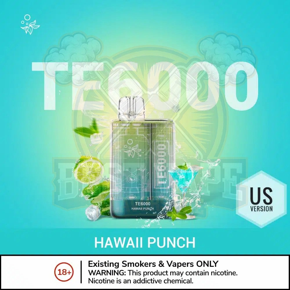 ELF BAR TE6000 Puffs Disposable Vape (US Version) in Dubai