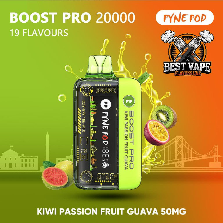 Pyne Pod Boost Pro 20000 Puffs Disposable Vape In Dubai