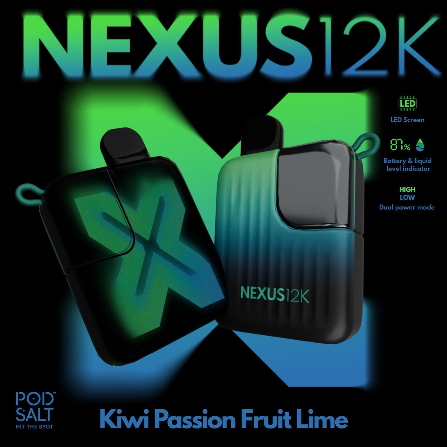 Pod Salt Nexus 12000 Puffs disposable vape in Dubai