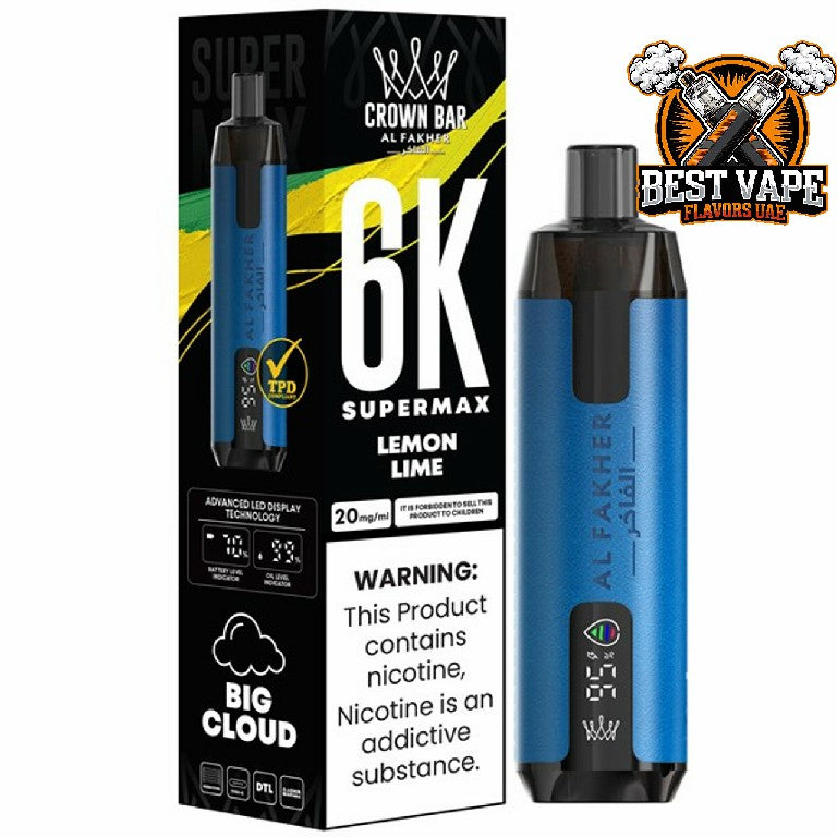 Al Fakher Supermax 6000 Puffs Disposable Vape In Dubai