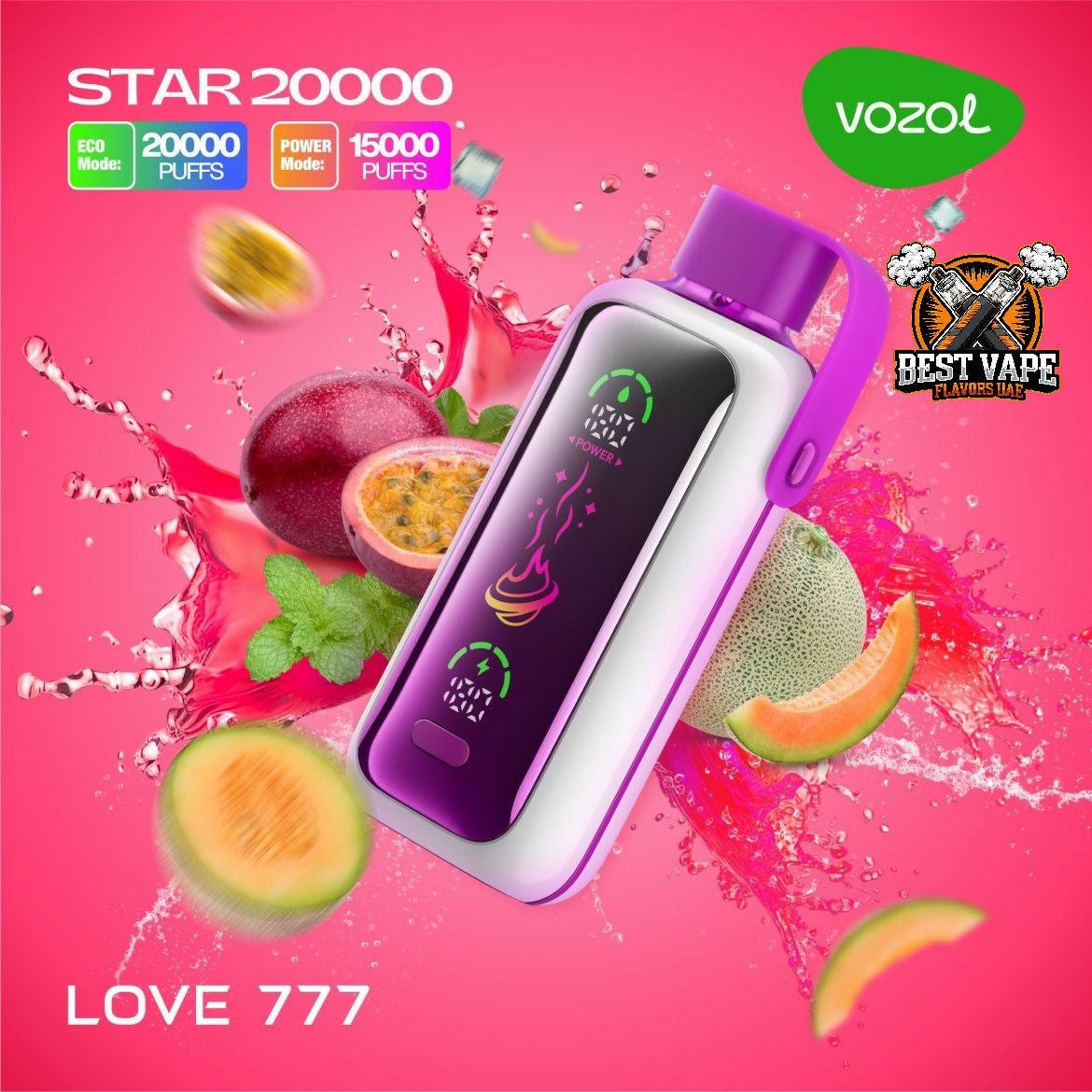 Vozol Star 20000 Puffs Dual Power Disposable Vape in UAE