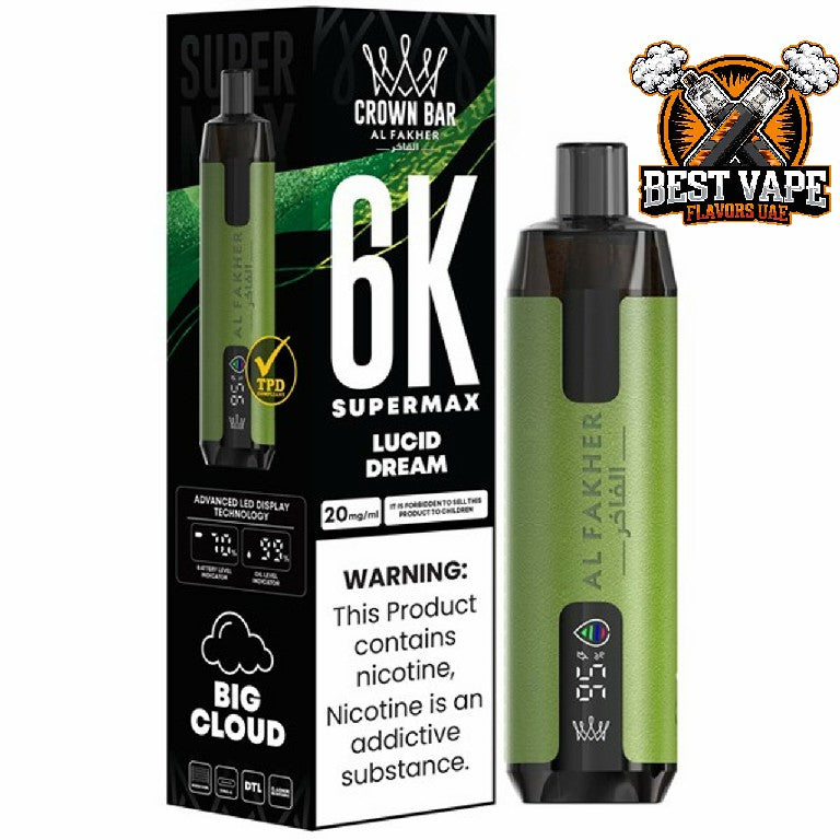 Al Fakher Supermax 6000 Puffs Disposable Vape In Dubai
