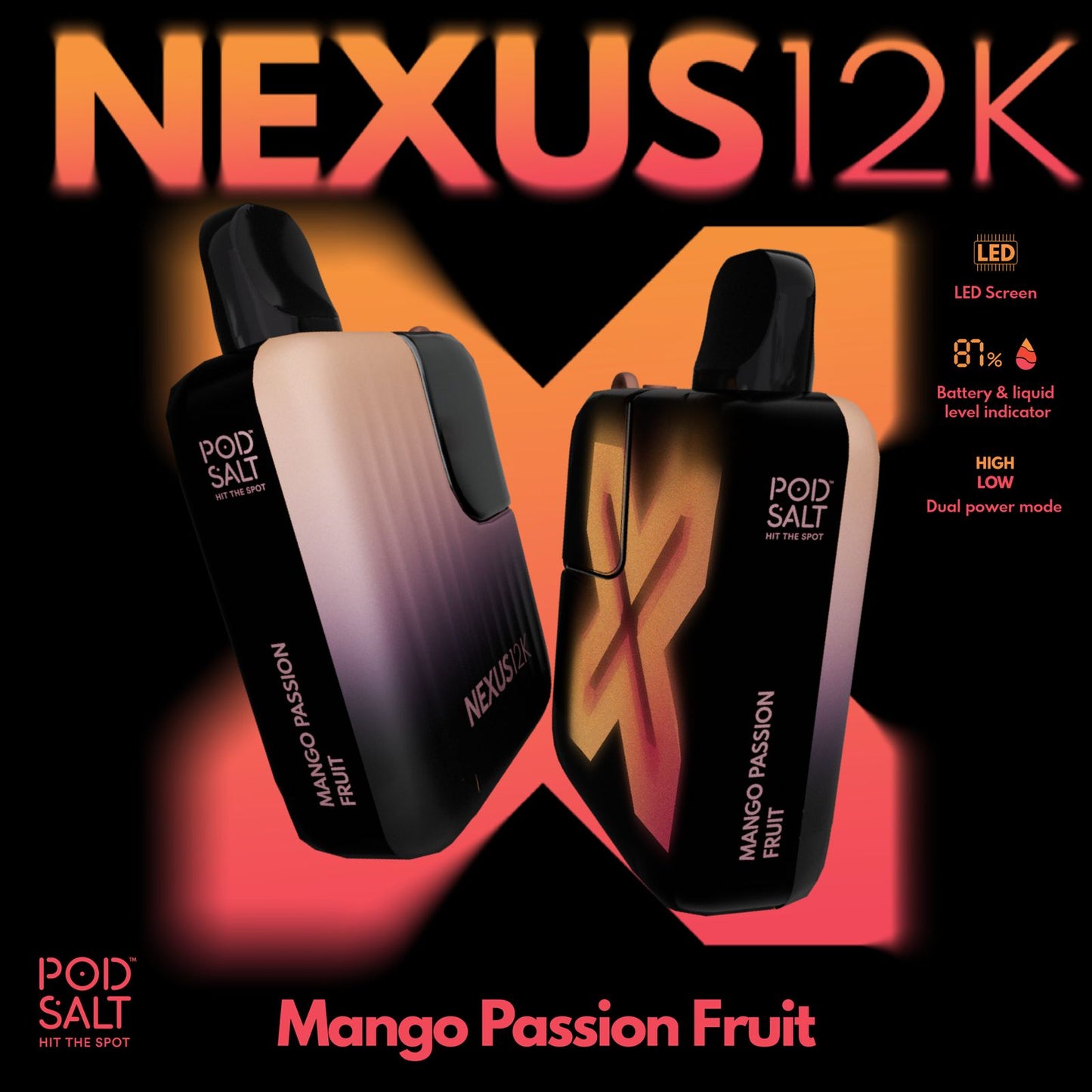 Pod Salt Nexus 12000 Puffs disposable vape in Dubai