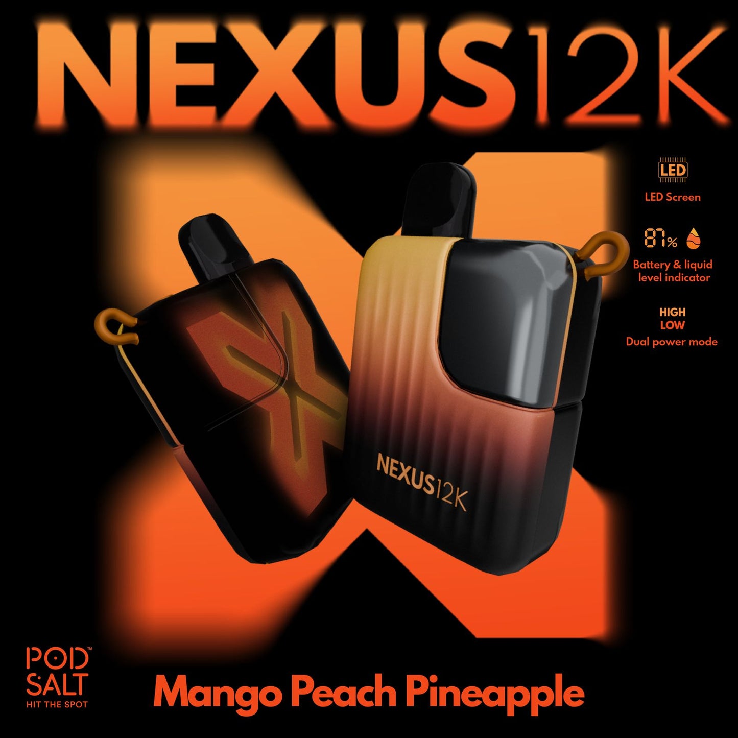 Pod Salt Nexus 12000 Puffs disposable vape in Dubai