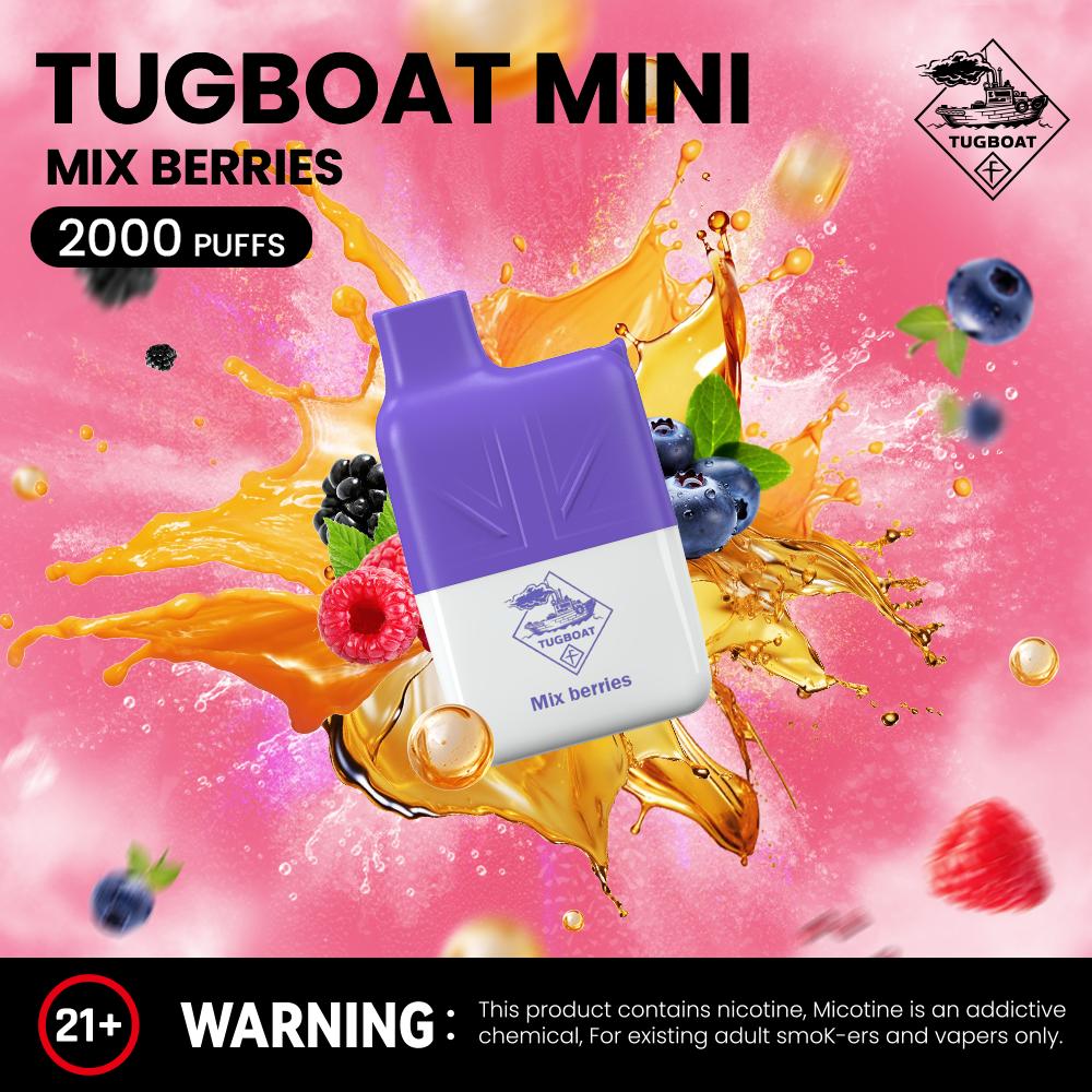 Tugboat Mini 2000 Puffs Disposable Vape in Dubai, UAE