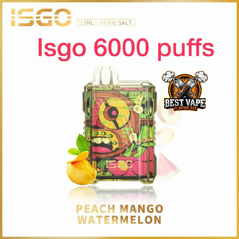 ISGO 6000 Puffs Rechargeable Disposable Vape In UAE