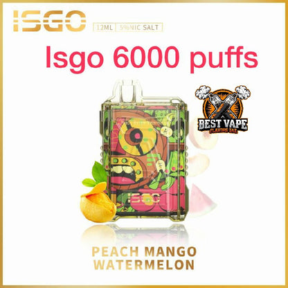 ISGO 6000 Puffs Rechargeable Disposable Vape In UAE