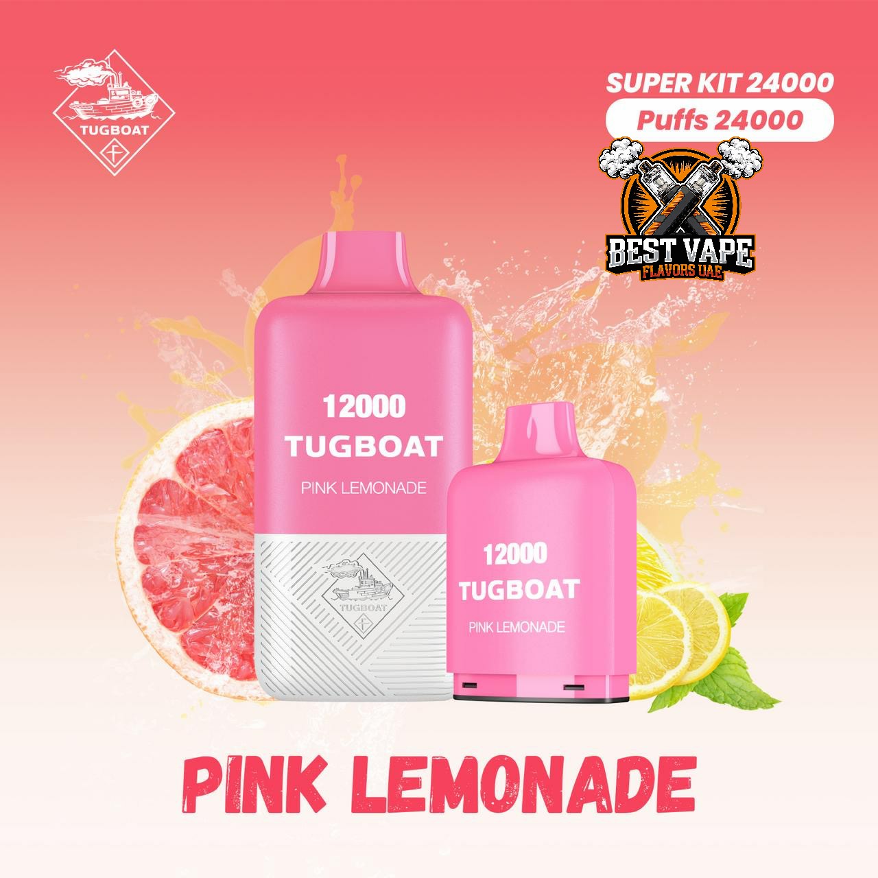 Tugboat Super Kit 24000 Puffs Disposable Vape in Dubai