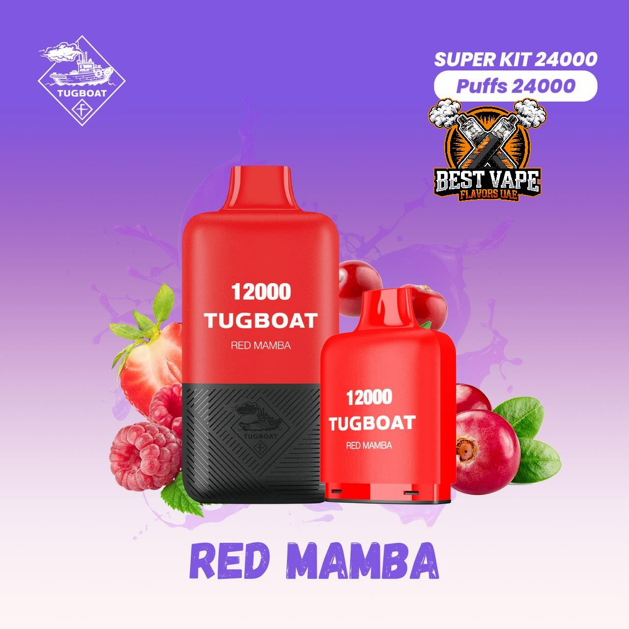 Tugboat Super Kit 24000 Puffs Disposable Vape in Dubai