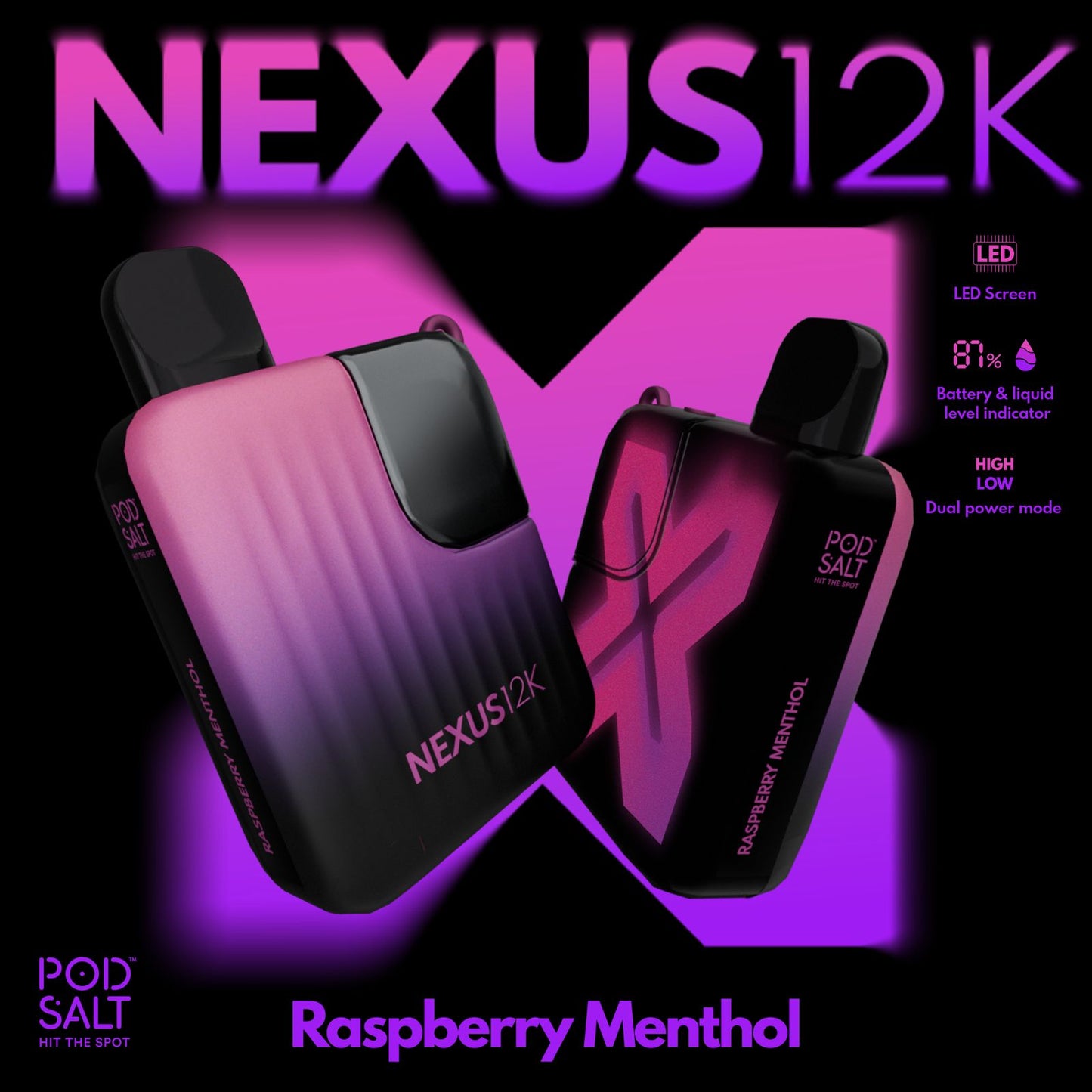 Pod Salt Nexus 12000 Puffs disposable vape in Dubai