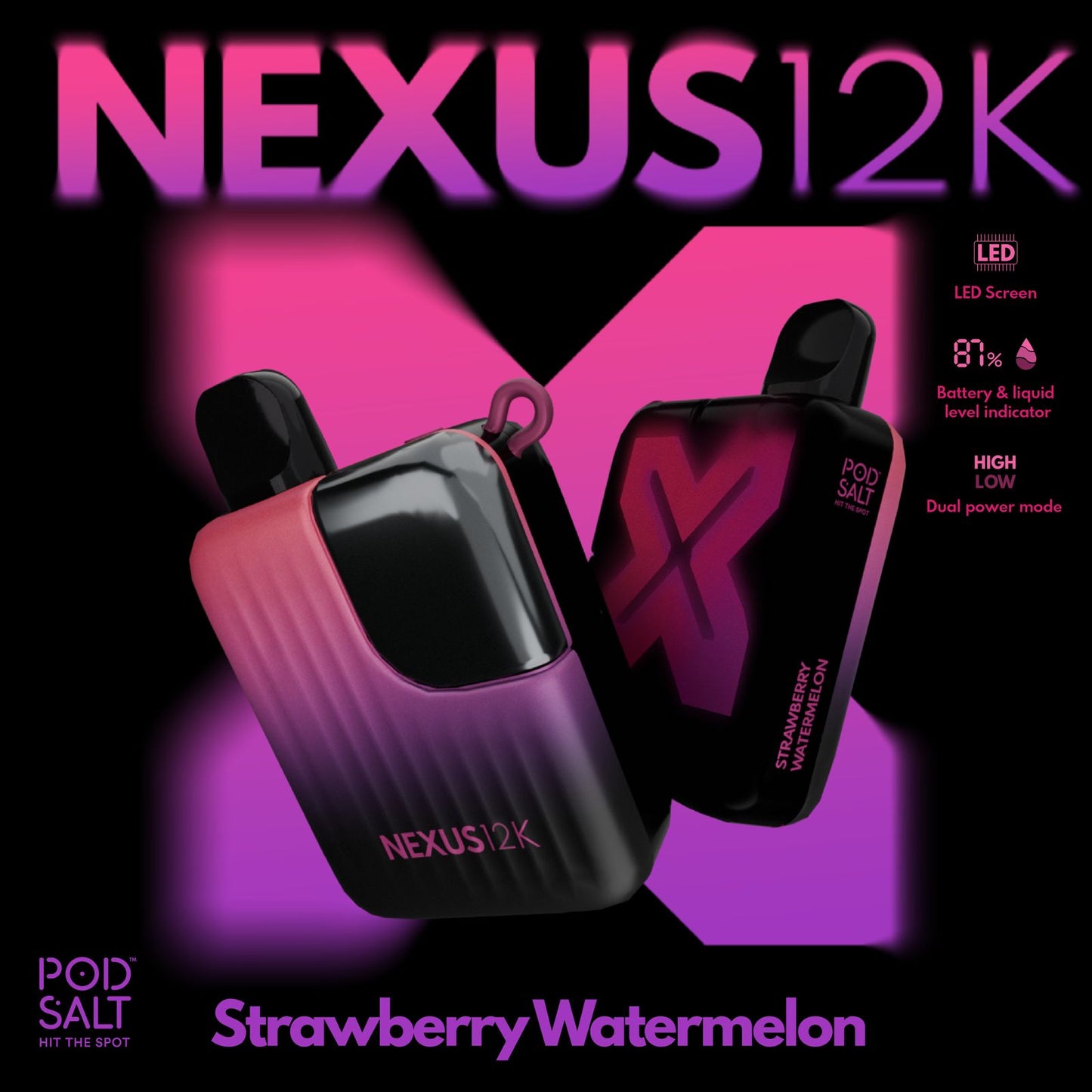 Pod Salt Nexus 12000 Puffs disposable vape in Dubai