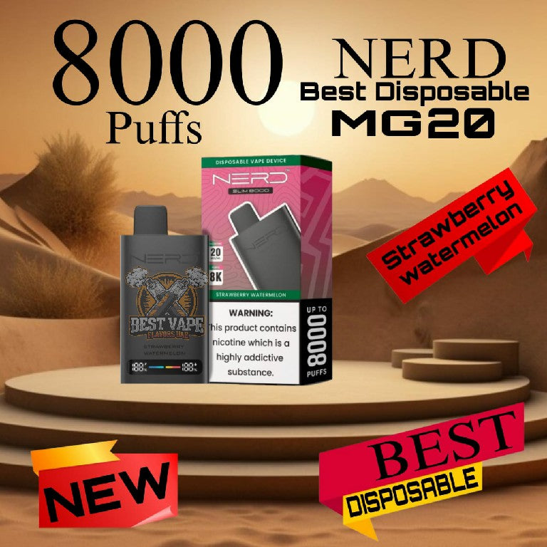 Nerd Slim 8000 Puffs 20MG Disposable Vape