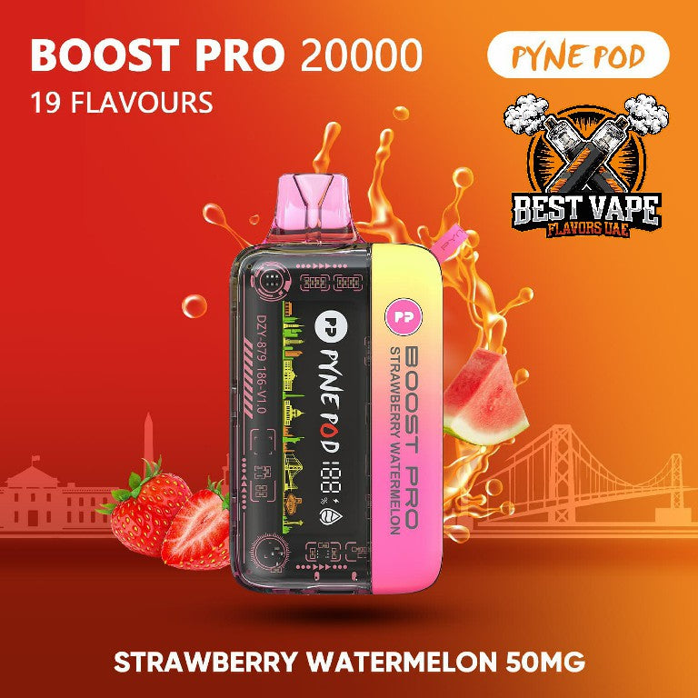 Pyne Pod Boost Pro 20000 Puffs Disposable Vape In Dubai