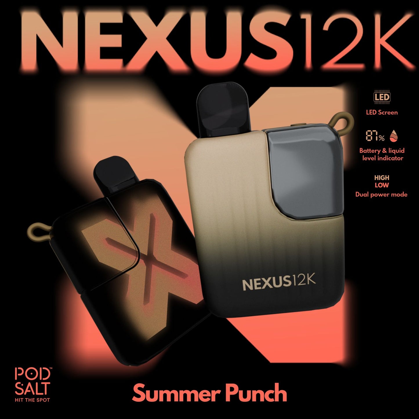 Pod Salt Nexus 12000 Puffs disposable vape in Dubai