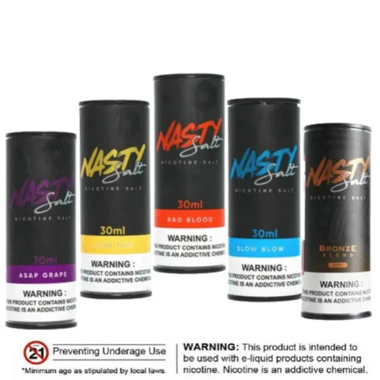 NASTY SALT NICOTINE E-LIQUID 35MG & 50MG