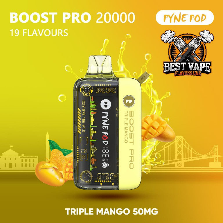 Pyne Pod Boost Pro 20000 Puffs Disposable Vape In Dubai